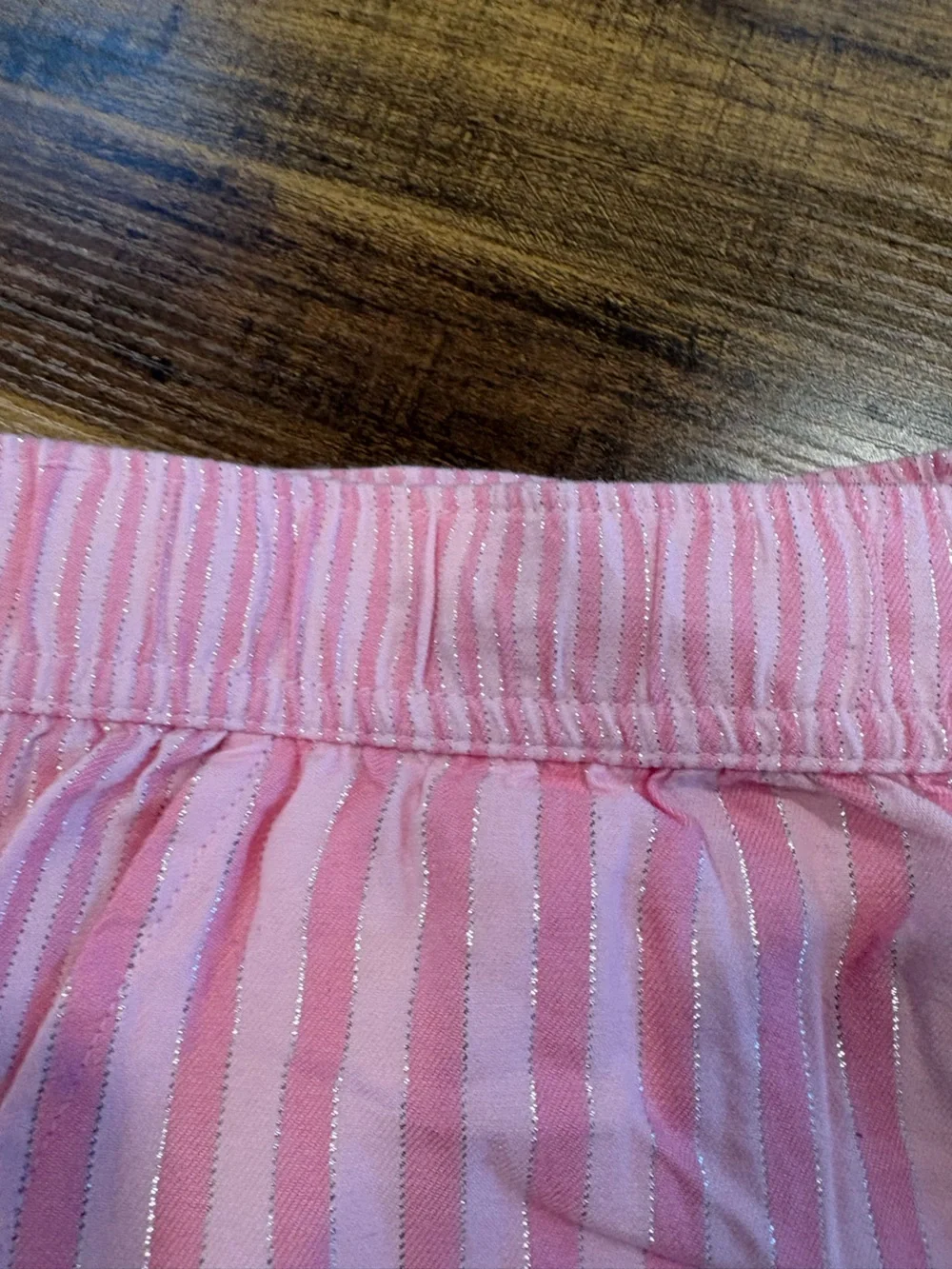Victoria's Secret Pink and White Striped Girls' Pajama Bottoms